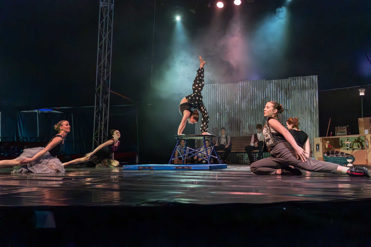 la contorsionniste du cirque