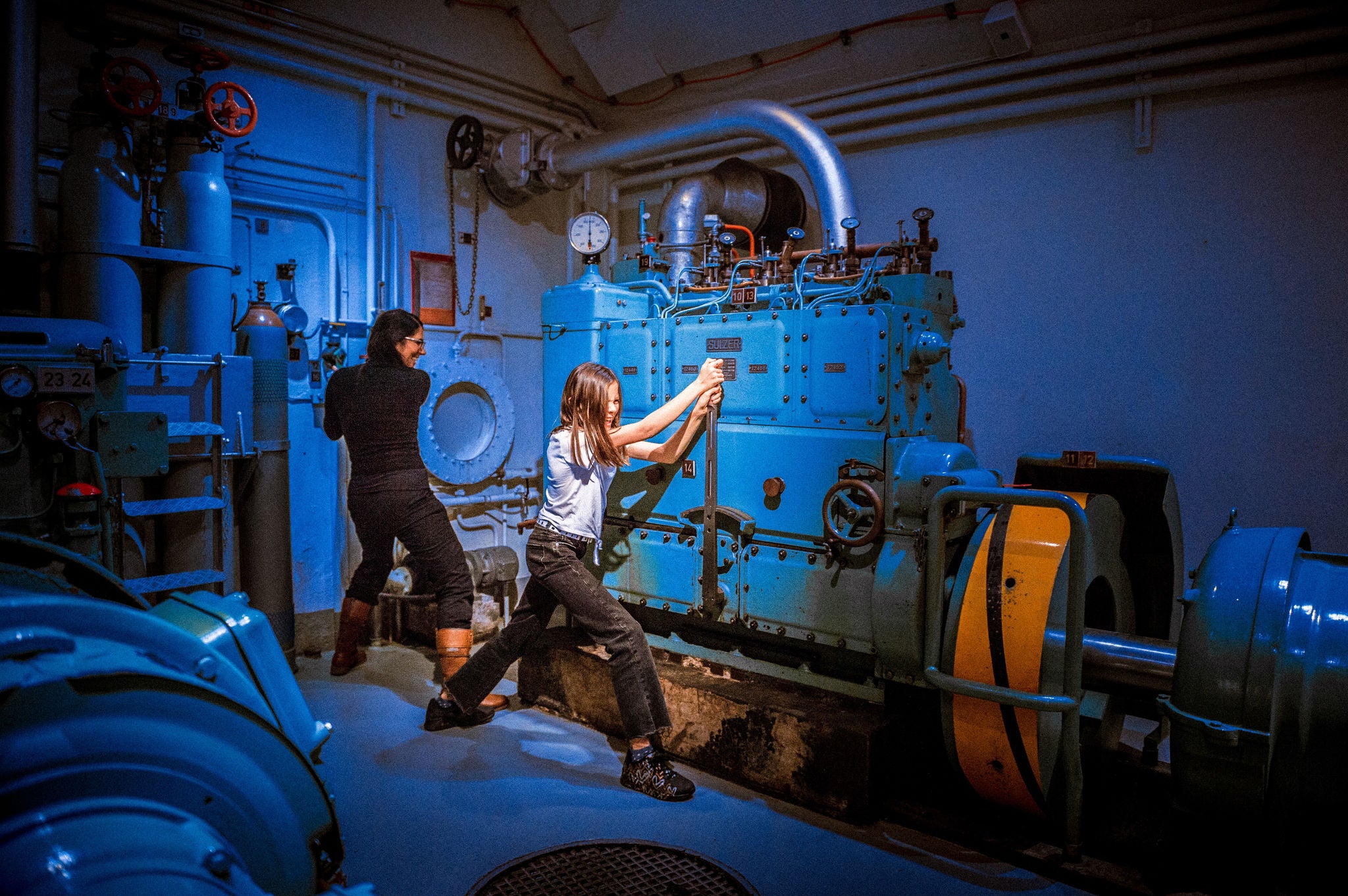 Salle des machines - Fort de Chillon