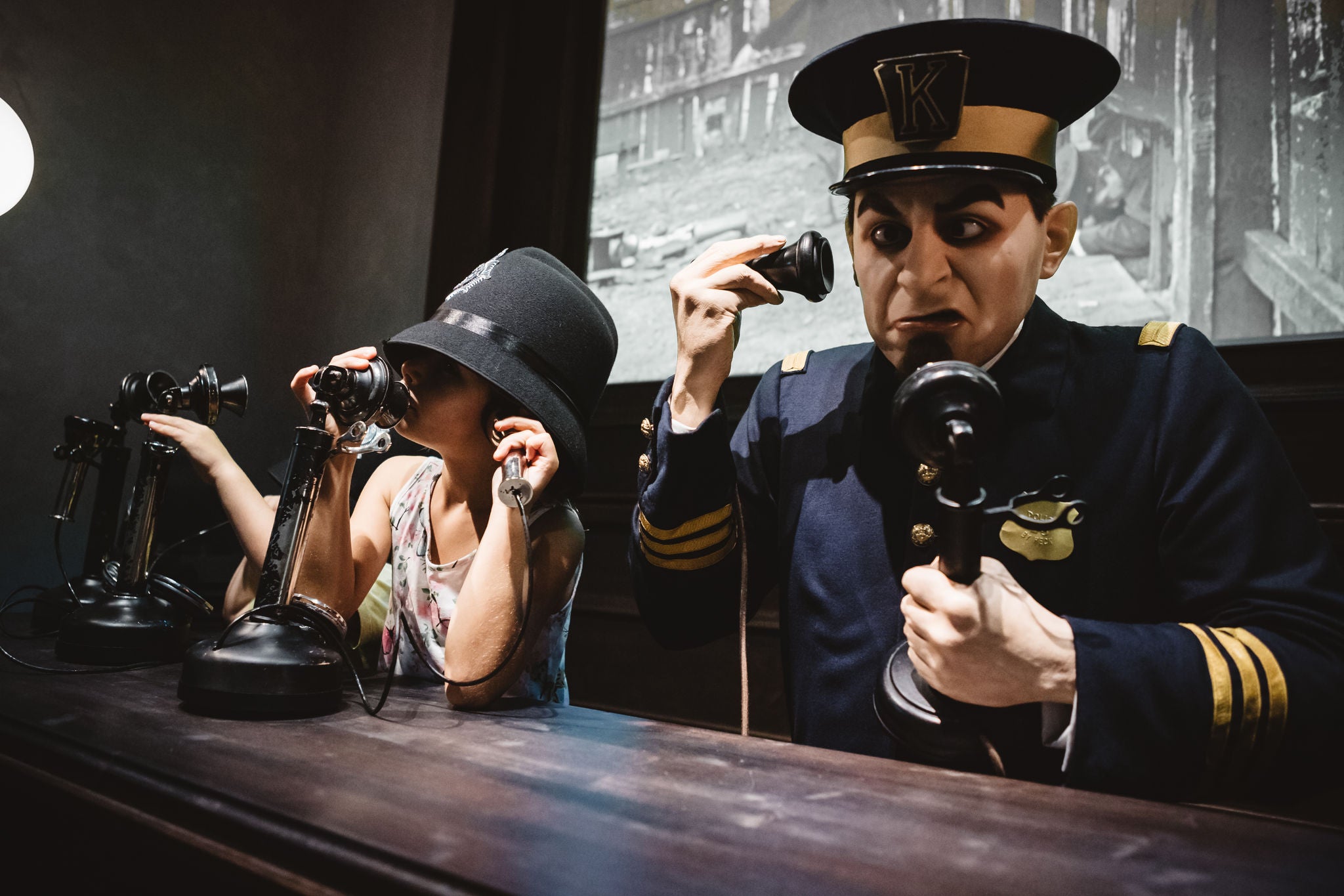 Dans la Police Station