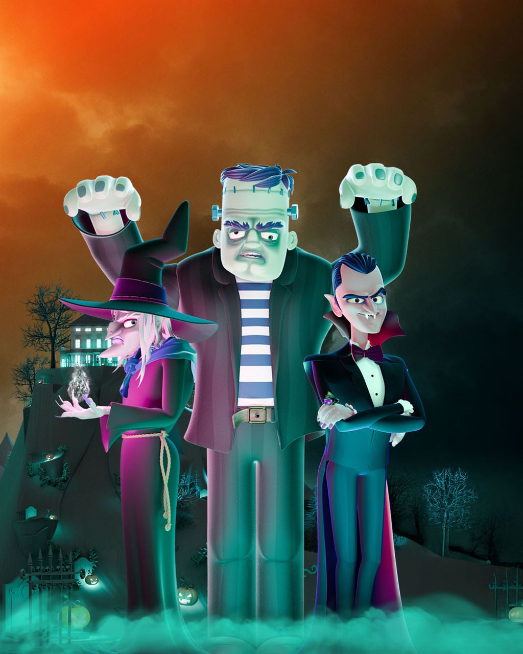 ticket daté famille - Hollywood Monsters - Chaplin's World