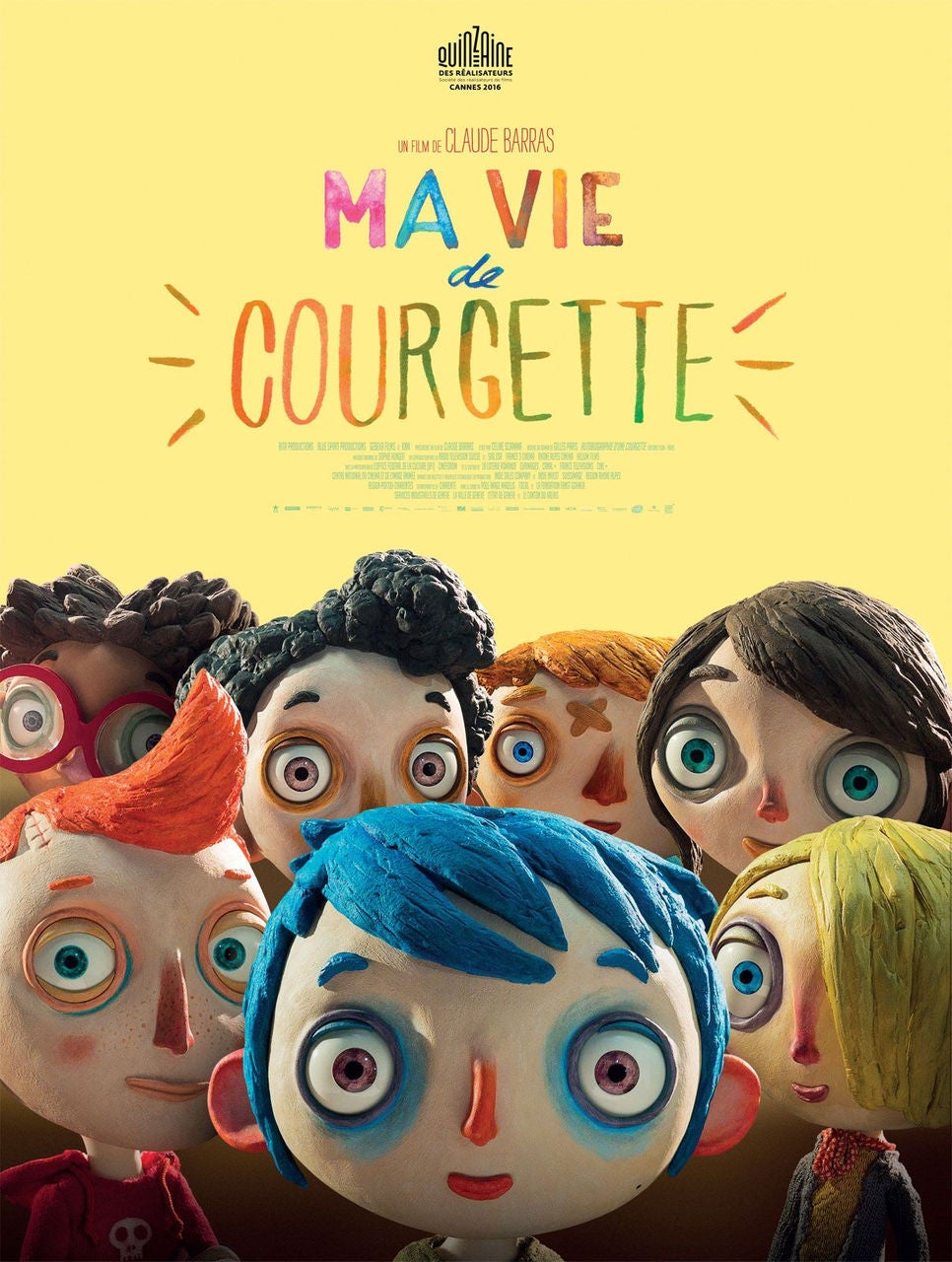 Affiche Ma vie de courgette