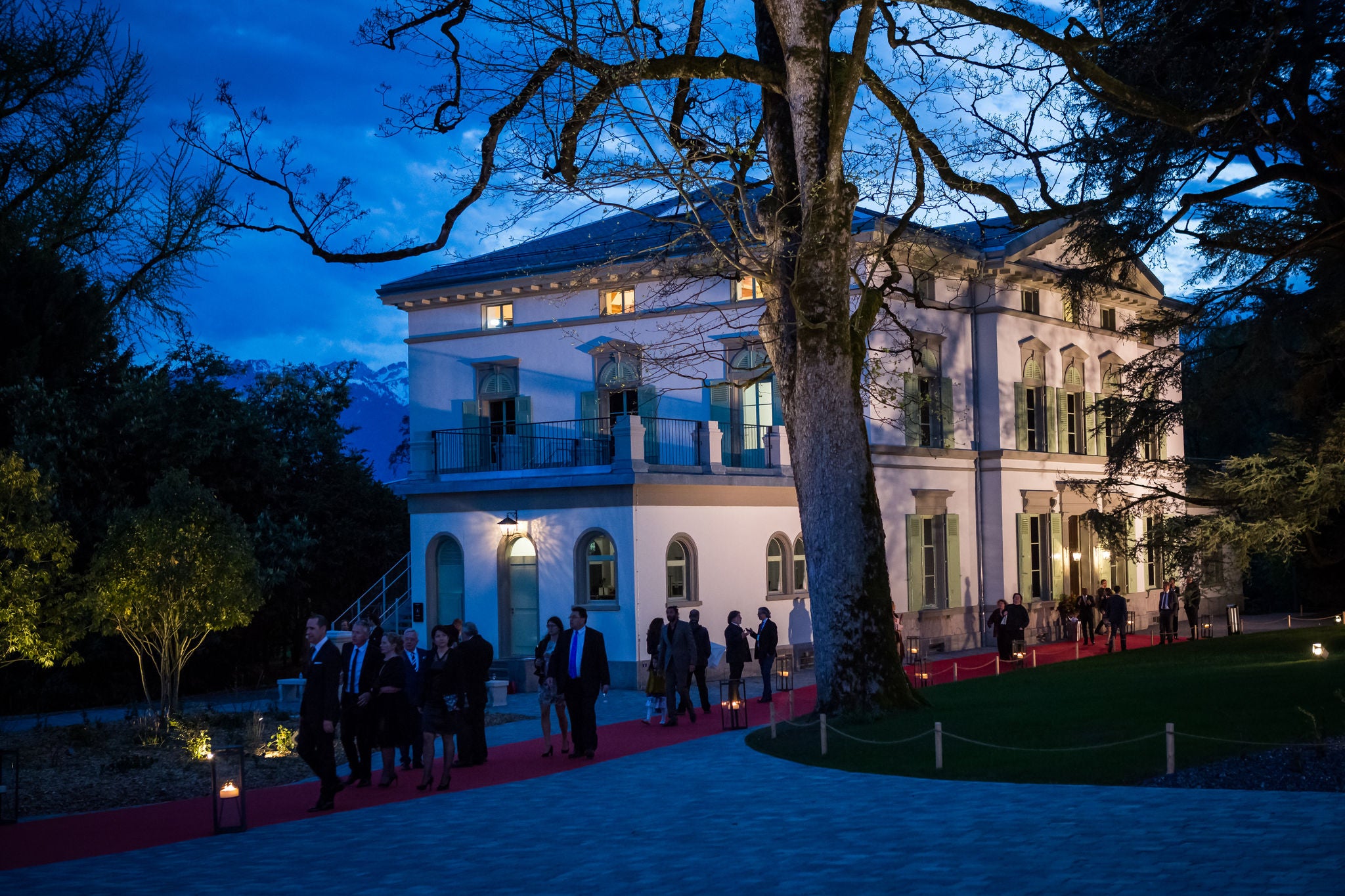 Manoir de nuit