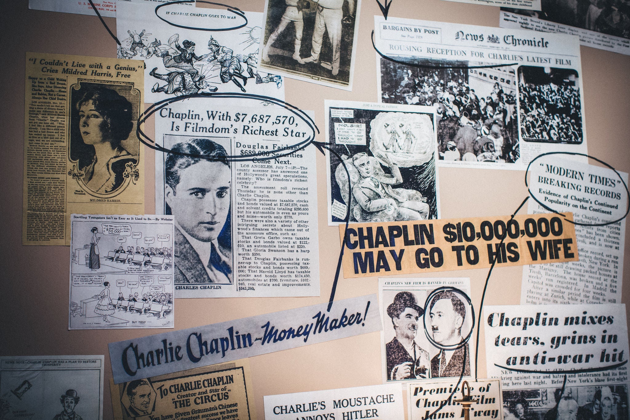 The Manoir - Chaplin in the news