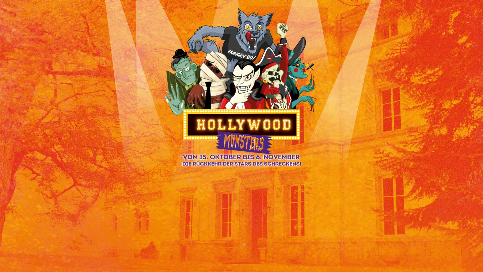 Die Monster von Hollywood, Halloween in Chaplin's World in Vevey. Unternehmungen im Kanton Waadt